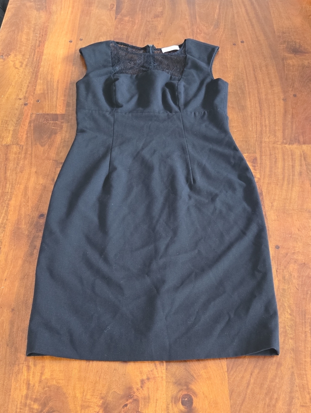 Calvin Klein Black Lace Sheath Dress Size 6